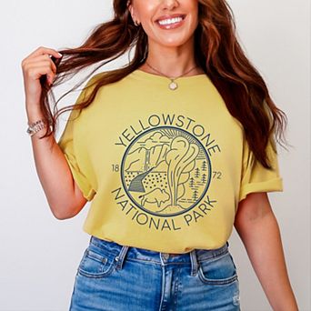 Simply Sage Market Yellowstone National Park Garment Dyed Tee