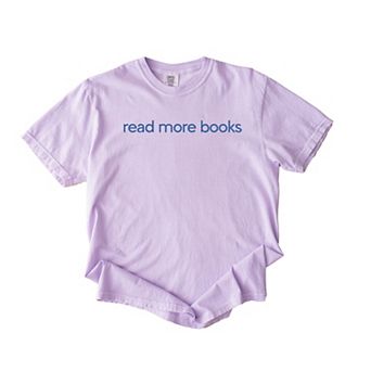 Simply Sage Market Embroidered Read More Books Garment Dyed Tee