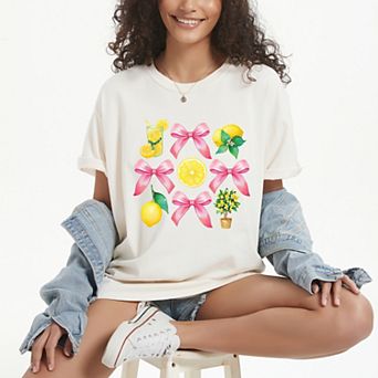 Simply Sage Market Coquette Lemonade Chart Garment Dyed Tee