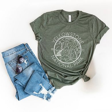 Yellowstone National Park - Womens Short Sleeve Tee