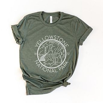 Yellowstone National Park - Womens Short Sleeve Tee