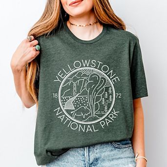 Yellowstone National Park - Womens Short Sleeve Tee