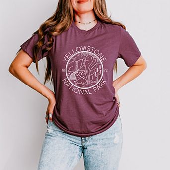 Yellowstone National Park - Womens Short Sleeve Tee