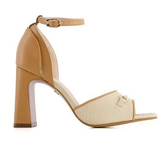 Andrea Women's Heeled Ankle Strap Sandals 65187