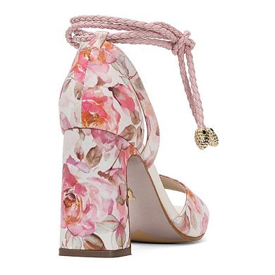 Andrea Women's High Heel Sandals With Rope Ankle Strap 65081