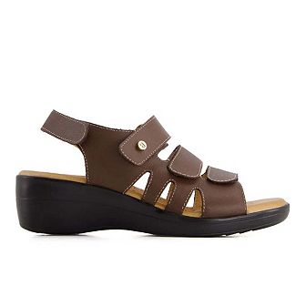 Andrea Women's Premium Comfort Wedge Fisherman Leather Sandals 65432