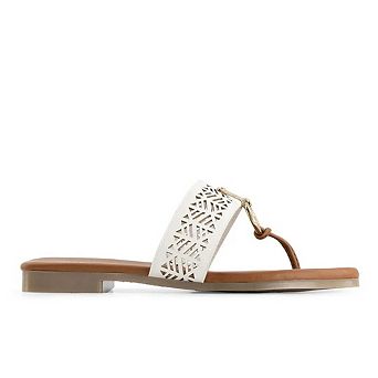 Andrea Women's Casual Fashion Flip Flops 69998