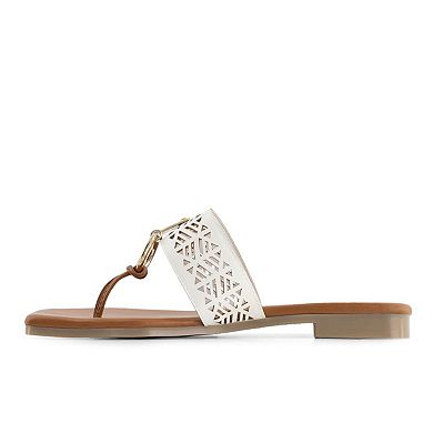 Andrea Women's Casual Fashion Flip Flops 69998