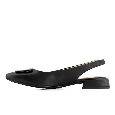 Andrea Women's Elastic Slingback Flats 65164