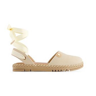 Andrea Women's Textile Ribbon Lace Flats 65286