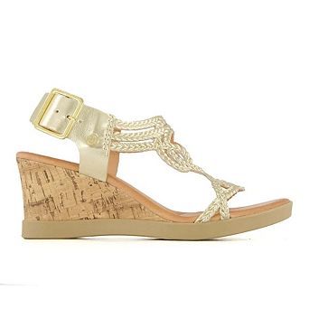 Andrea Women's Wedge Casual Comfort Ankle Strap Sandals 65521