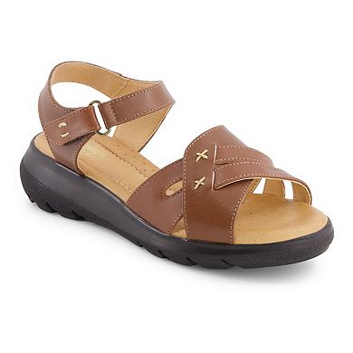 Andrea Women's Premium Comfort Leather Sandals 65433
