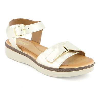 Andrea Women's Comfort Sandals with hook and loop closure 65564