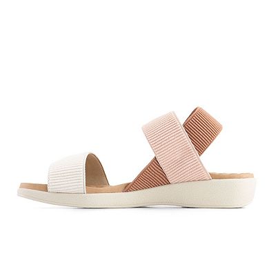 Andrea Women's Comfort Deluxe Massage Self Adjust Casual Sandals 77525