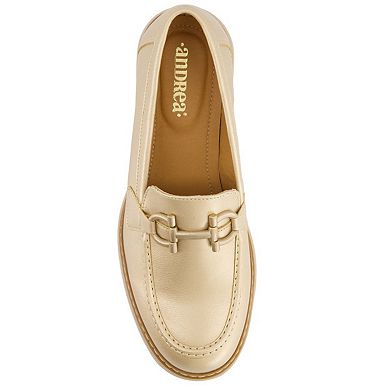 Andrea Heeled Loafers 77005