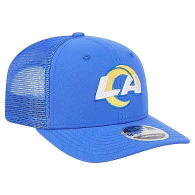 Men's New Era Royal Los Angeles Rams Team Collection 9SEVENTY Stretch-Snap Adjustable Hat