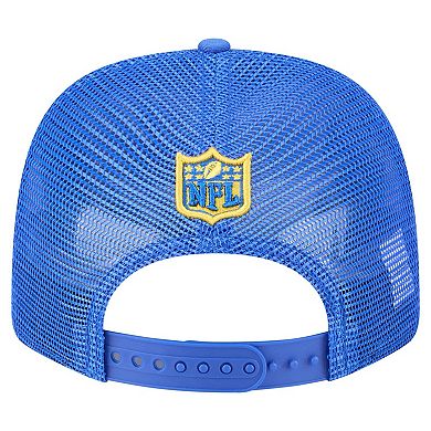 Men's New Era Royal Los Angeles Rams Team Collection 9SEVENTY Stretch-Snap Adjustable Hat