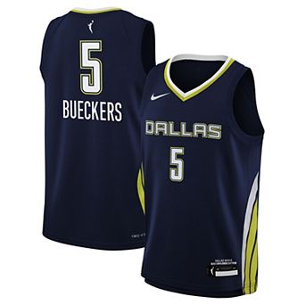 Youth Nike Paige Bueckers Navy Dallas Wings 2025 WNBA Draft Explorer Edition Victory Player Jersey