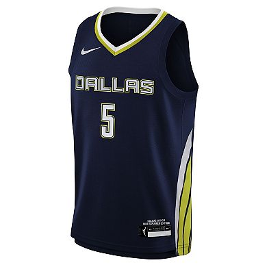 Youth Nike Paige Bueckers Navy Dallas Wings 2025 WNBA Draft Explorer Edition Victory Player Jersey