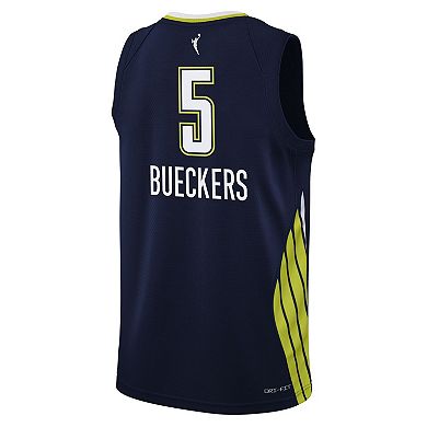 Youth Nike Paige Bueckers Navy Dallas Wings 2025 WNBA Draft Explorer Edition Victory Player Jersey
