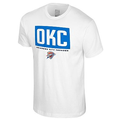 Men's Stadium Essentials White Oklahoma City Thunder Crossbar T-Shirt