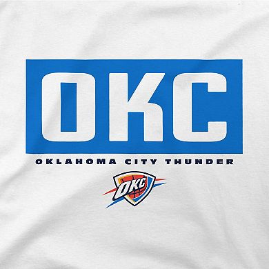 Men's Stadium Essentials White Oklahoma City Thunder Crossbar T-Shirt