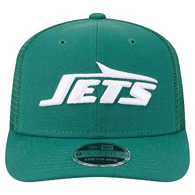 Men's New Era Green New York Jets Team Collection 9SEVENTY Stretch-Snap Adjustable Hat