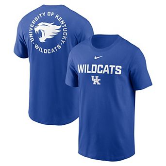 Men's Nike Royal Kentucky Wildcats Campus 2-Hit T-Shirt