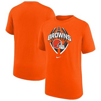 Youth Nike Orange Cleveland Browns Icon Legend T-Shirt