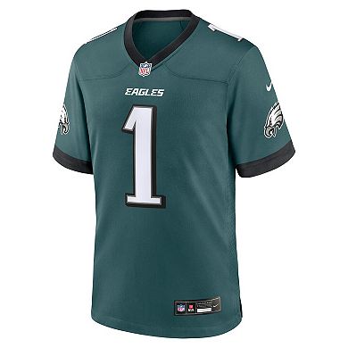 Men's Nike Jihaad Campbell Green Philadelphia Eagles 2025 NFL Draft First Round Pick Game Jersey