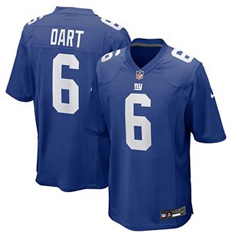 Men's Nike Jaxson Dart Royal New York Giants 2025 NFL Draft First Round Pick Game Jersey