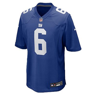 Men's Nike Jaxson Dart Royal New York Giants 2025 NFL Draft First Round Pick Game Jersey