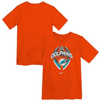 Preschool Nike Orange Miami Dolphins Icon Legend T-Shirt