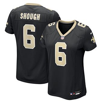 Women's Nike Tyler Shough Black New Orleans Saints Game Jersey