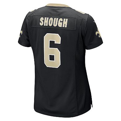 Women's Nike Tyler Shough Black New Orleans Saints Game Jersey