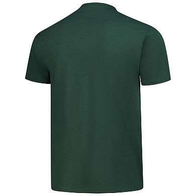 Men's Champion Green Minnesota Wild Primary Logo T-Shirt