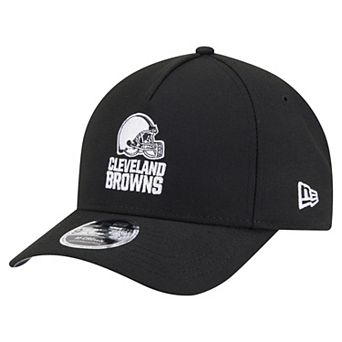 Men's New Era Black Cleveland Browns Team Collection 9FORTY M-Crown A-Frame Adjustable Hat
