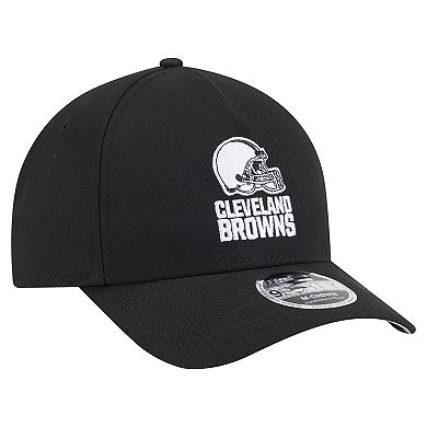 Men's New Era Black Cleveland Browns Team Collection 9FORTY M-Crown A-Frame Adjustable Hat