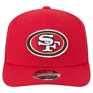 Men's New Era Scarlet San Francisco 49ers Team Collection 9SEVENTY Stretch-Snap Adjustable Hat