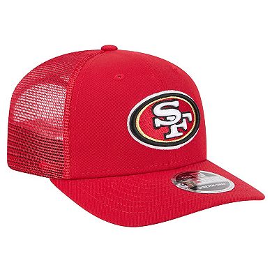 Men's New Era Scarlet San Francisco 49ers Team Collection 9SEVENTY Stretch-Snap Adjustable Hat