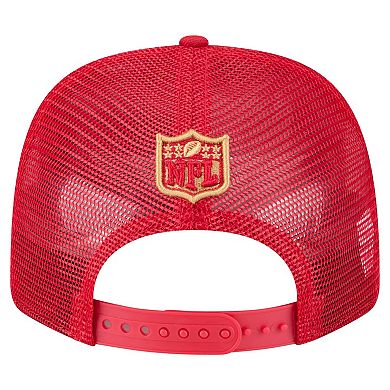 Men's New Era Scarlet San Francisco 49ers Team Collection 9SEVENTY Stretch-Snap Adjustable Hat