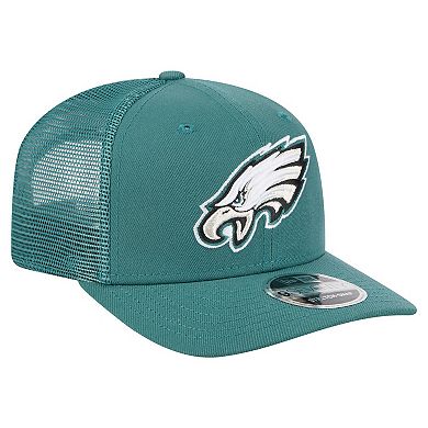 Men's New Era Midnight Green Philadelphia Eagles Team Collection 9SEVENTY Stretch-Snap Adjustable Hat