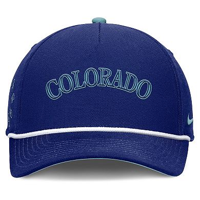 Men's Nike Royal Colorado Rockies Father's Day Rise Adjustable Hat