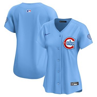 Women's Nike Light Blue Chicago Cubs Alternate Limited Jersey