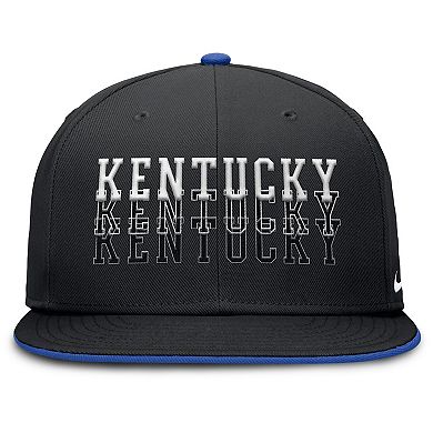 Men's Nike Black Kentucky Wildcats True Primetime Performance Fitted Hat