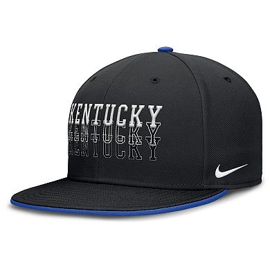Men's Nike Black Kentucky Wildcats True Primetime Performance Fitted Hat