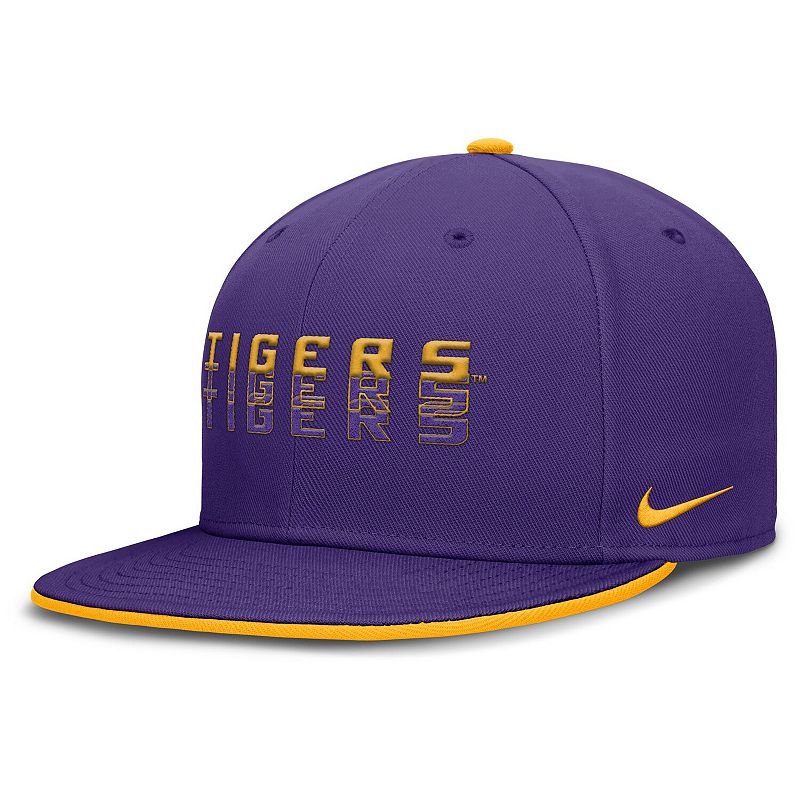Men's Nike  Purple LSU Tigers True Primetime Performance Fitted Hat, 