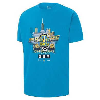 Men's Nike Sky Blue Chicago Sky Original Content Max90 T-Shirt