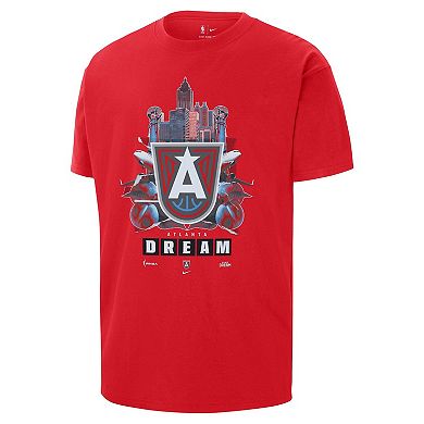 Men's Nike Red Atlanta Dream Original Content Max90 T-Shirt