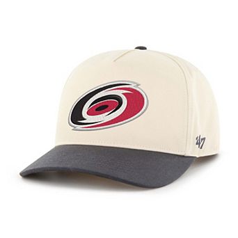 Men's '47 Cream/Charcoal Carolina Hurricanes Hitch Adjustable Hat